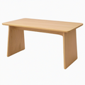 Tavolo da pranzo rettangolare in legno 180x90x75 cm